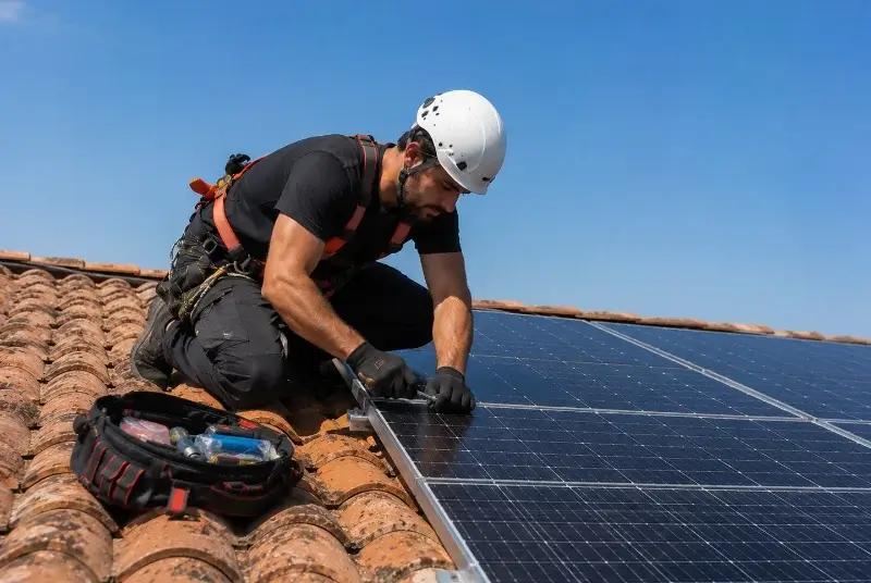 Maintenance et monitoring de panneaux solaires à Laroque-des-Albères
