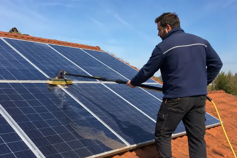 Nettoyage et entretien de panneaux solaires à Laroque-des-Albères