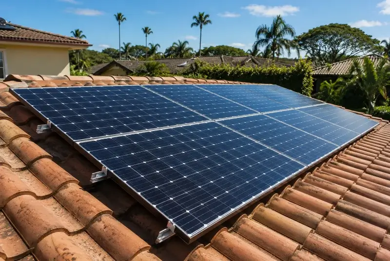 Installation de panneaux solaires à Laroque-des-Albères